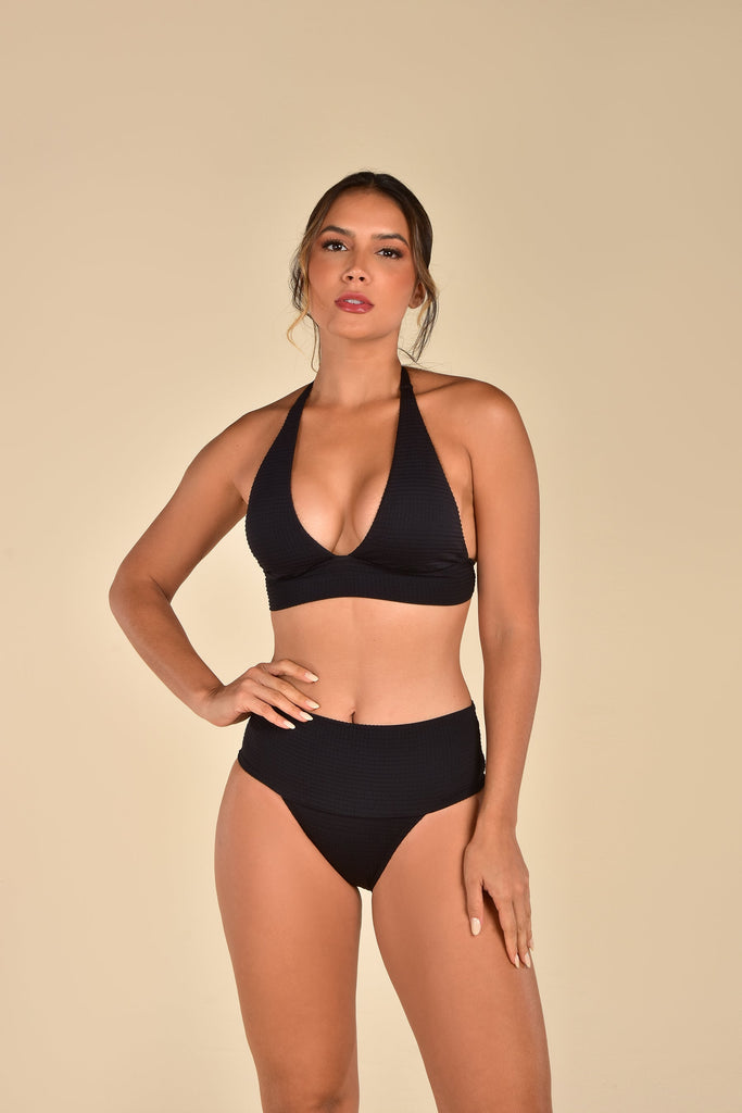 Dark Sand Wide Triangle Top Bikini-Brazilian Bathing Suits