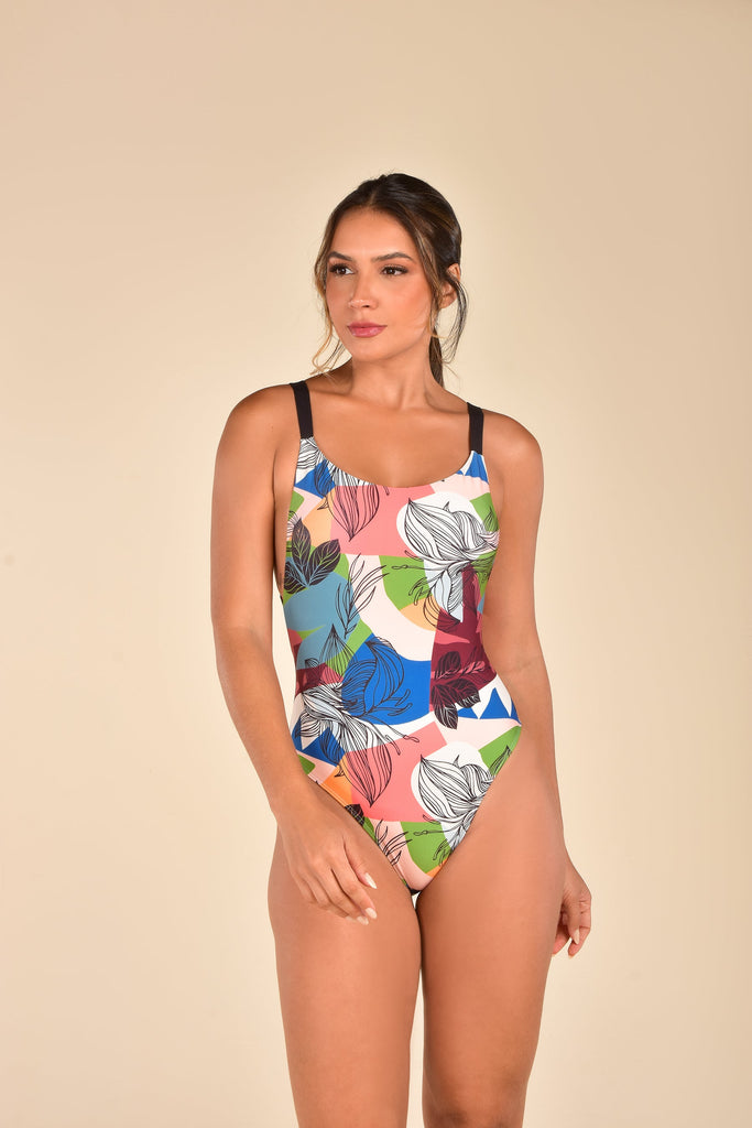 Little Rose Back Twisted Body Swimsuit-Brazilian Bathing Suits